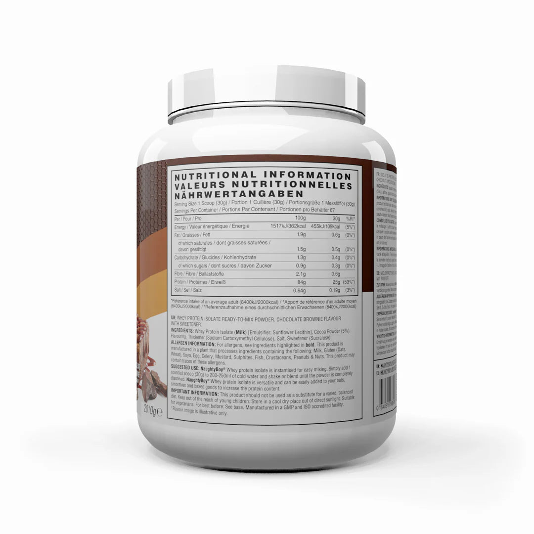 Naughty Boy ISO-9 Whey Protein Isolate 2.01kg
