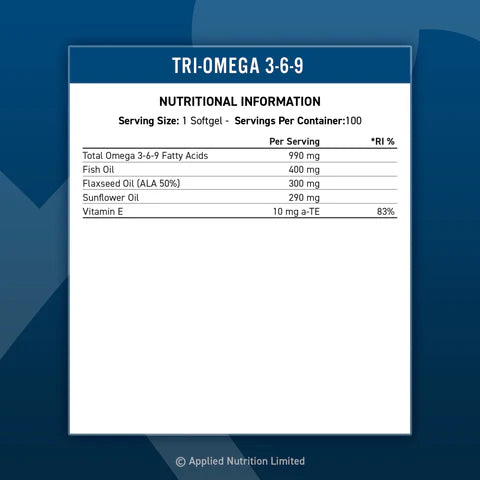 Applied Nutrition Tri-Omega 3-6-9