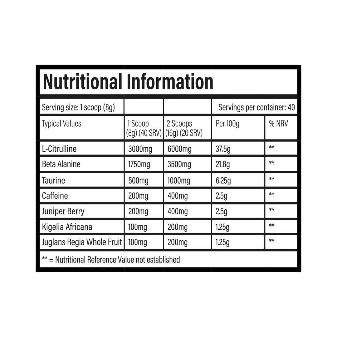 TBJP DNFM – High Stim Pre-Workout