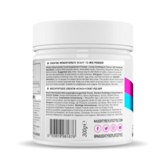 Naughty Boy Flavoured Creatine