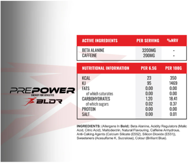 BLDR Pre-Power Travel Pack