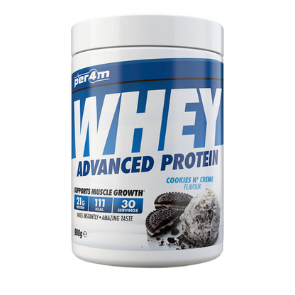 Whey protein powder container with blue and white label on a white background Assured Supplements Belfast Northern Ireland Irish ni supplements shape shifter myprotein esn elite supps discount shapeshifter