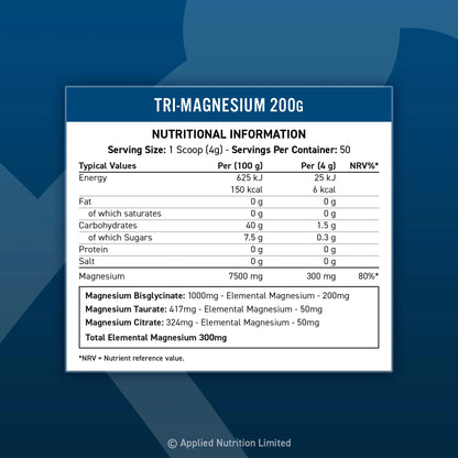 Applied Nutrition Tri-Magnesium Powder