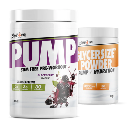 Per4m Pump - Stim Free Pre-Workout with Glycersize