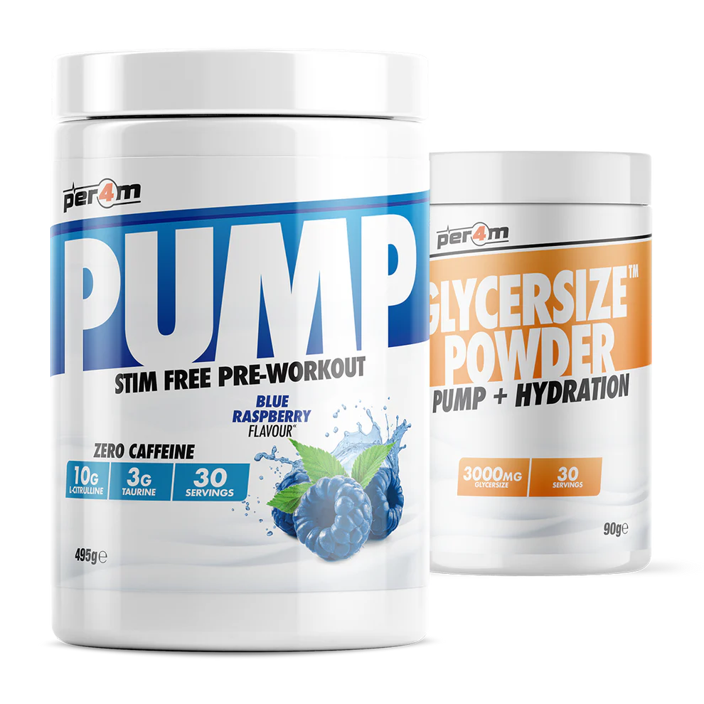 Per4m Pump - Stim Free Pre-Workout with Glycersize