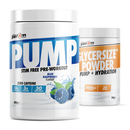 Per4m Pump - Stim Free Pre-Workout with Glycersize