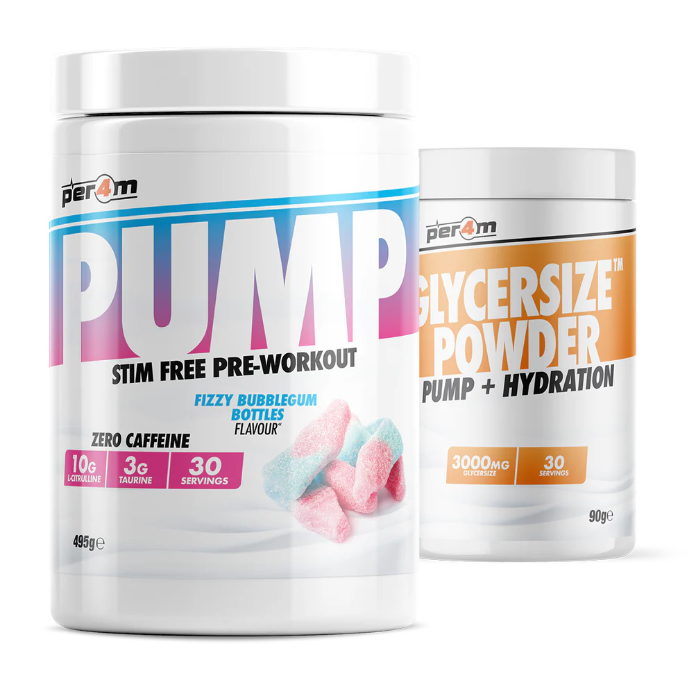 Per4m Pump - Stim Free Pre-Workout with Glycersize