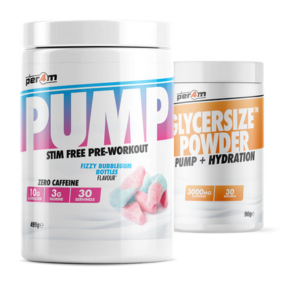 Per4m Pump - Stim Free Pre-Workout with Glycersize