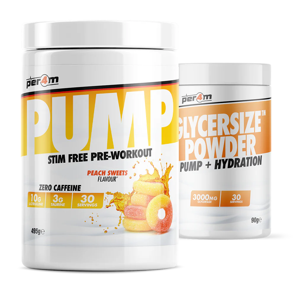 Per4m Pump - Stim Free Pre-Workout with Glycersize