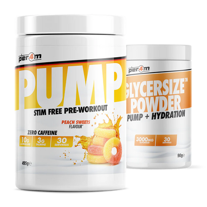Per4m Pump - Stim Free Pre-Workout with Glycersize