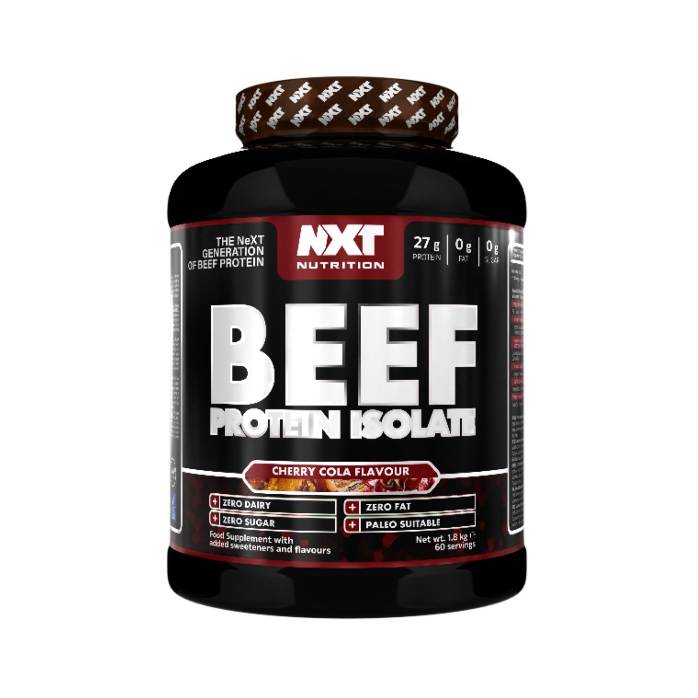 NXT Nutrition BEEF Protein Isolate 1.8kg Cherry Cola flavour