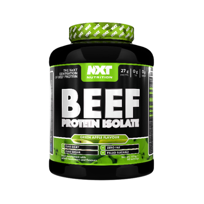 NXT Nutrition BEEF Protein Isolate 1.8kg Green Apple flavour