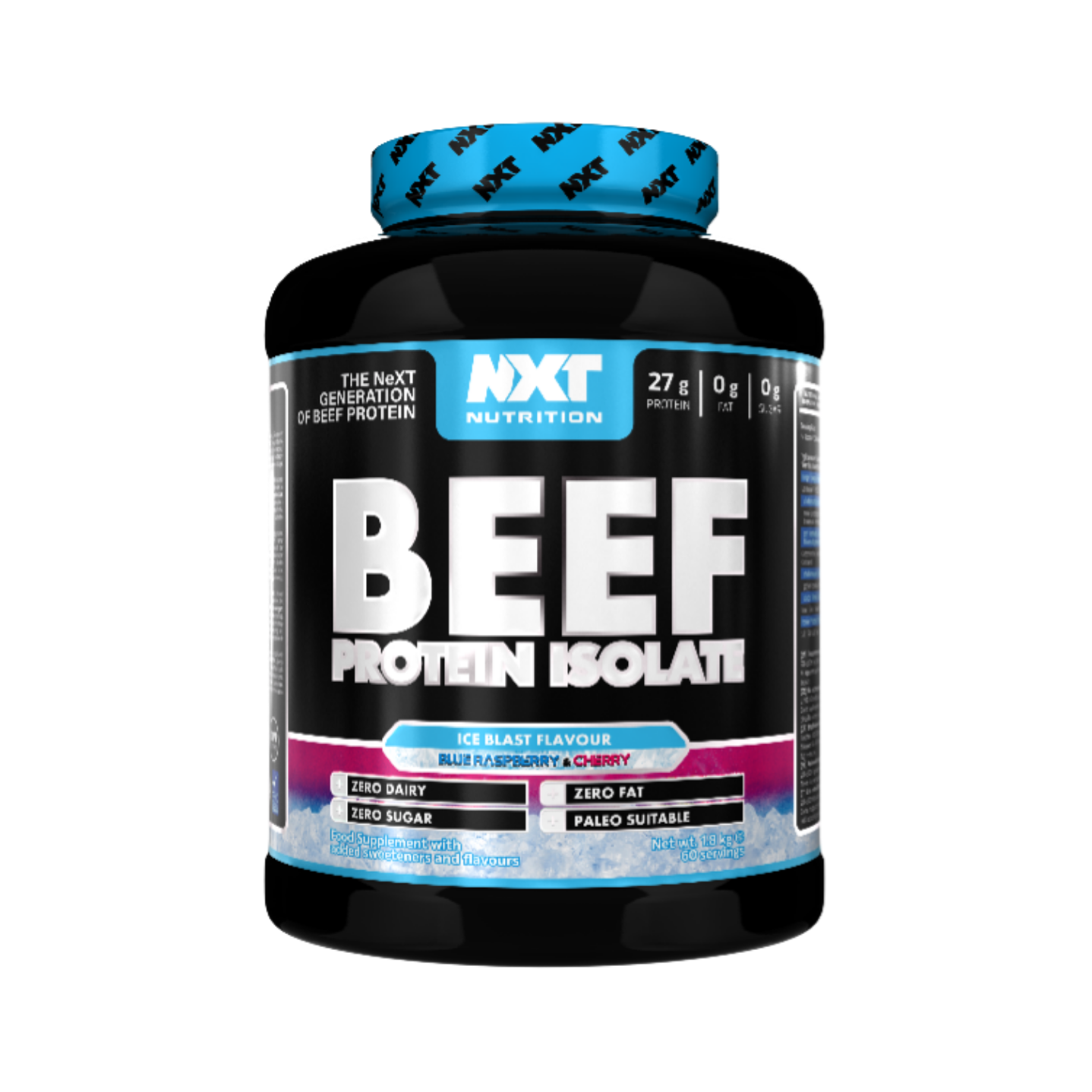 NXT Nutrition BEEF Protein Isolate 1.8kg Ice Blast flavour