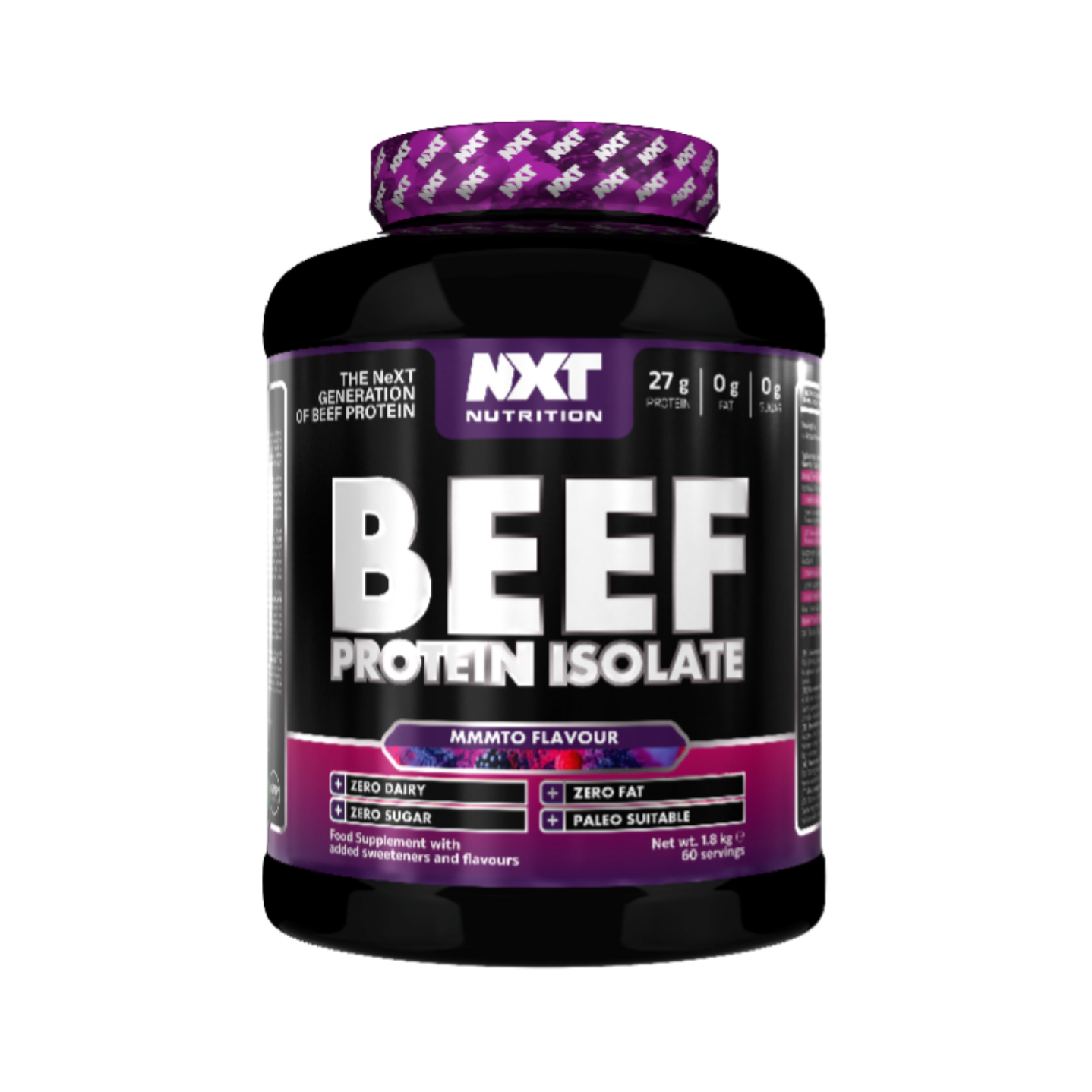 NXT Nutrition BEEF Protein Isolate 1.8kg MMMTO flavour