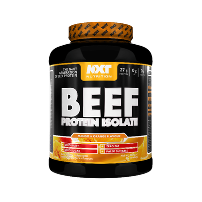 NXT Nutrition BEEF Protein Isolate 1.8kg Mango & Orange flavour 