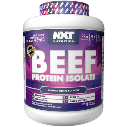 NXT Nutrition BEEF Protein Isolate 1.8kg Summer Fruits flavour