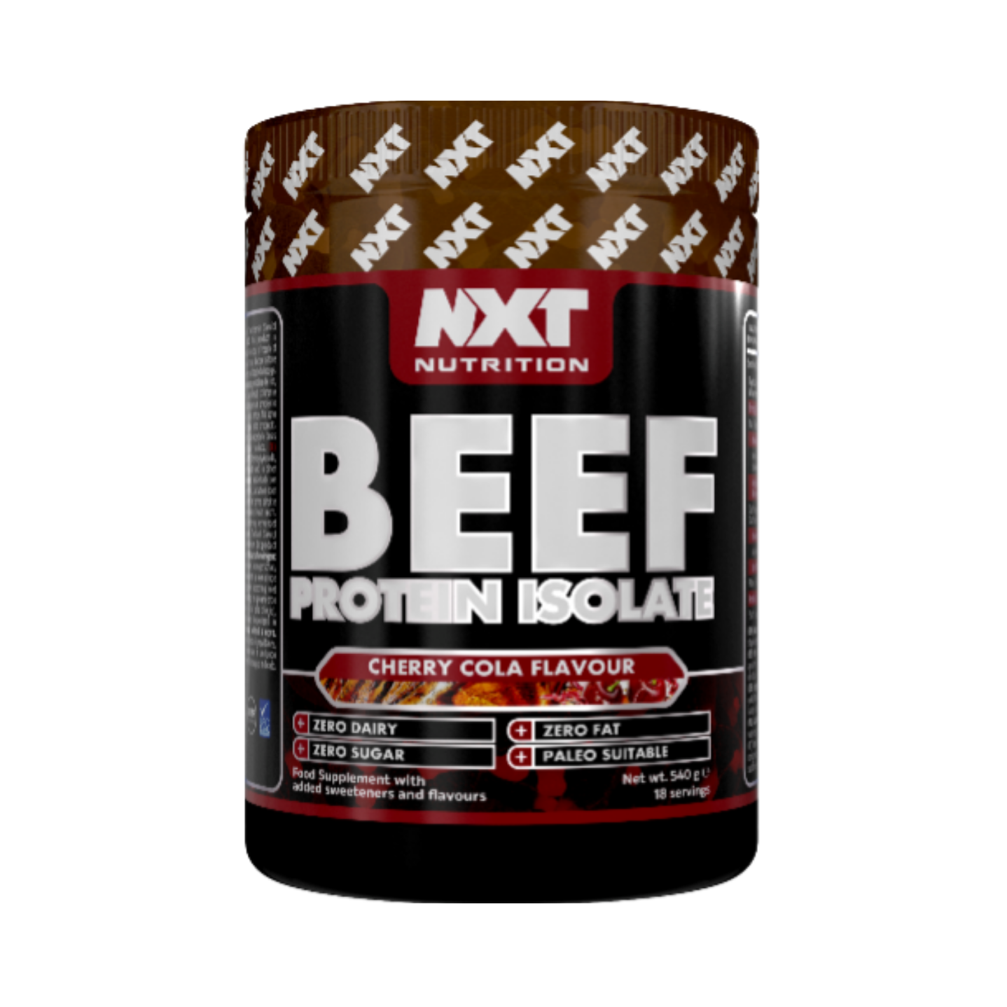 NXT Nutrition BEEF Protein Isolate 540g Cherry Cola flavour
