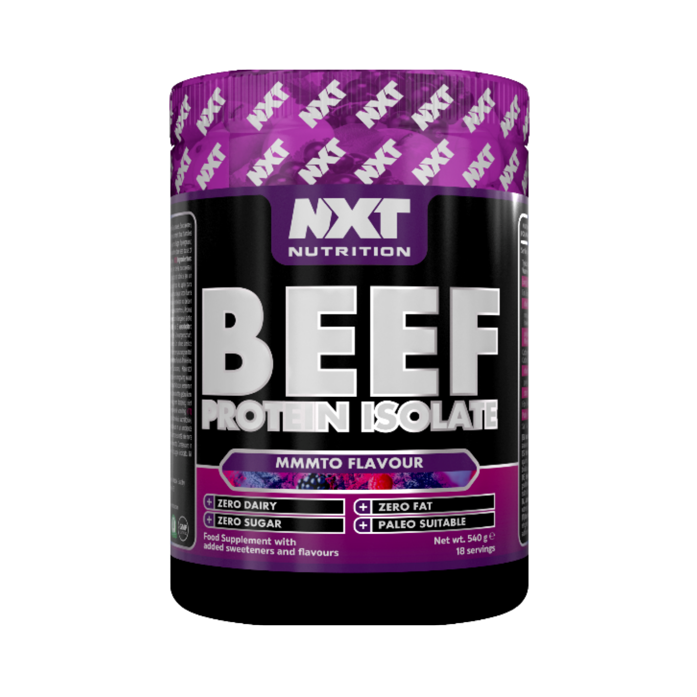 NXT Nutrition BEEF Protein Isolate 540g MMMTO flavour