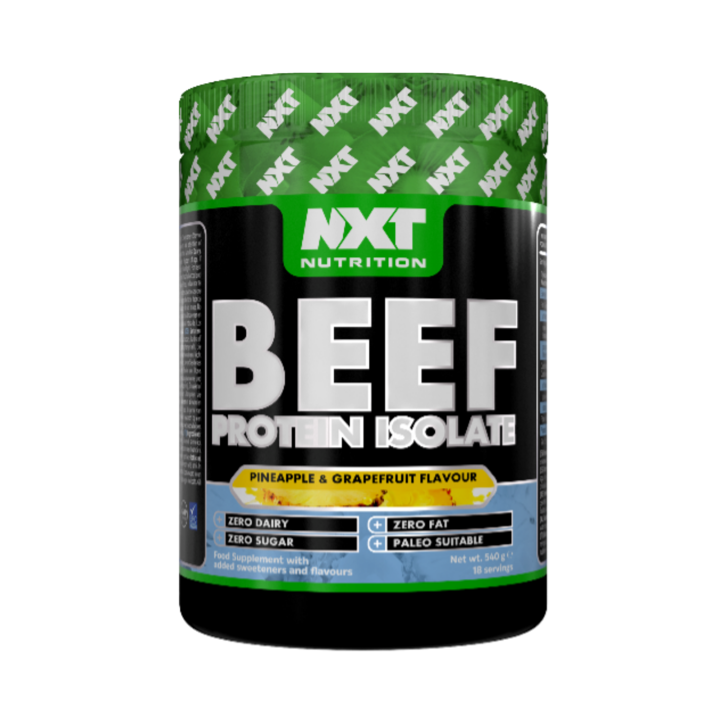 NXT Nutrition BEEF Protein Isolate 540g Pineapple & Grapefruit flavour