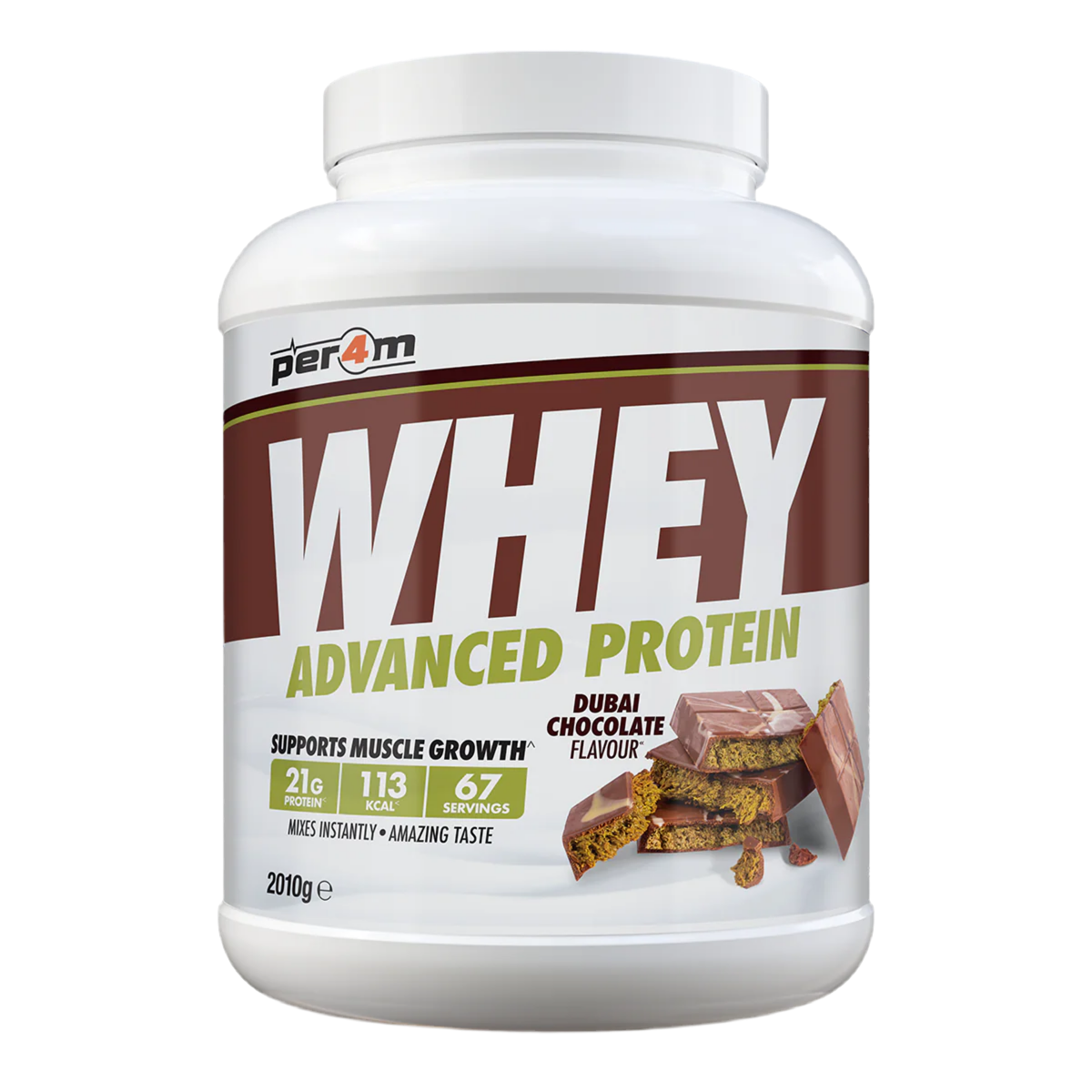 Per4m Whey Protein 2.01kg Dubai Chocolate flavour