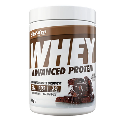 Per4m Whey Protein 900g Double Chocolate flavour
