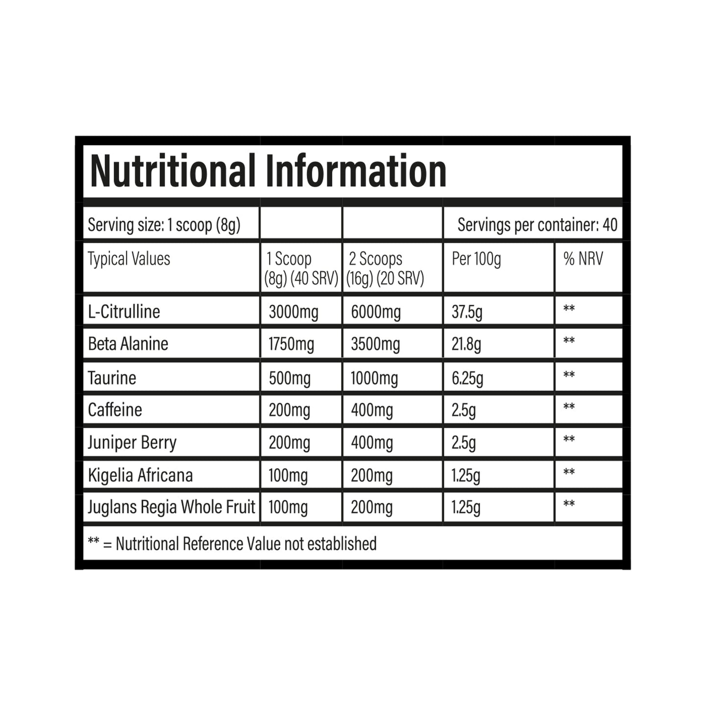 TBJP DNFM – High Stim Pre-Workout